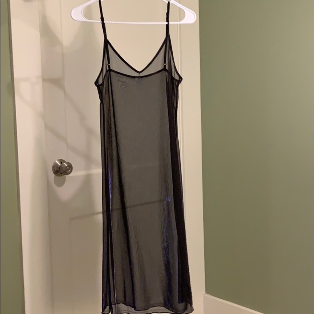 Out From Under: mesh & iridescent dress (S)